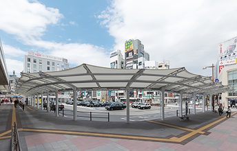熊谷駅正面口駅前広場 改修