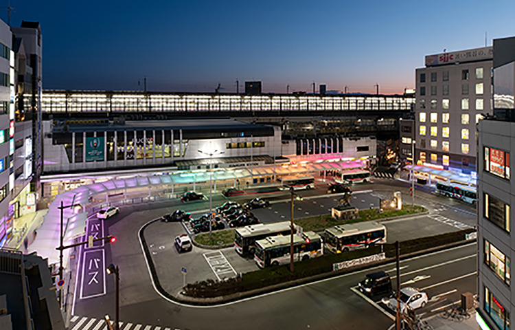 熊谷駅正面口駅前広場 改修